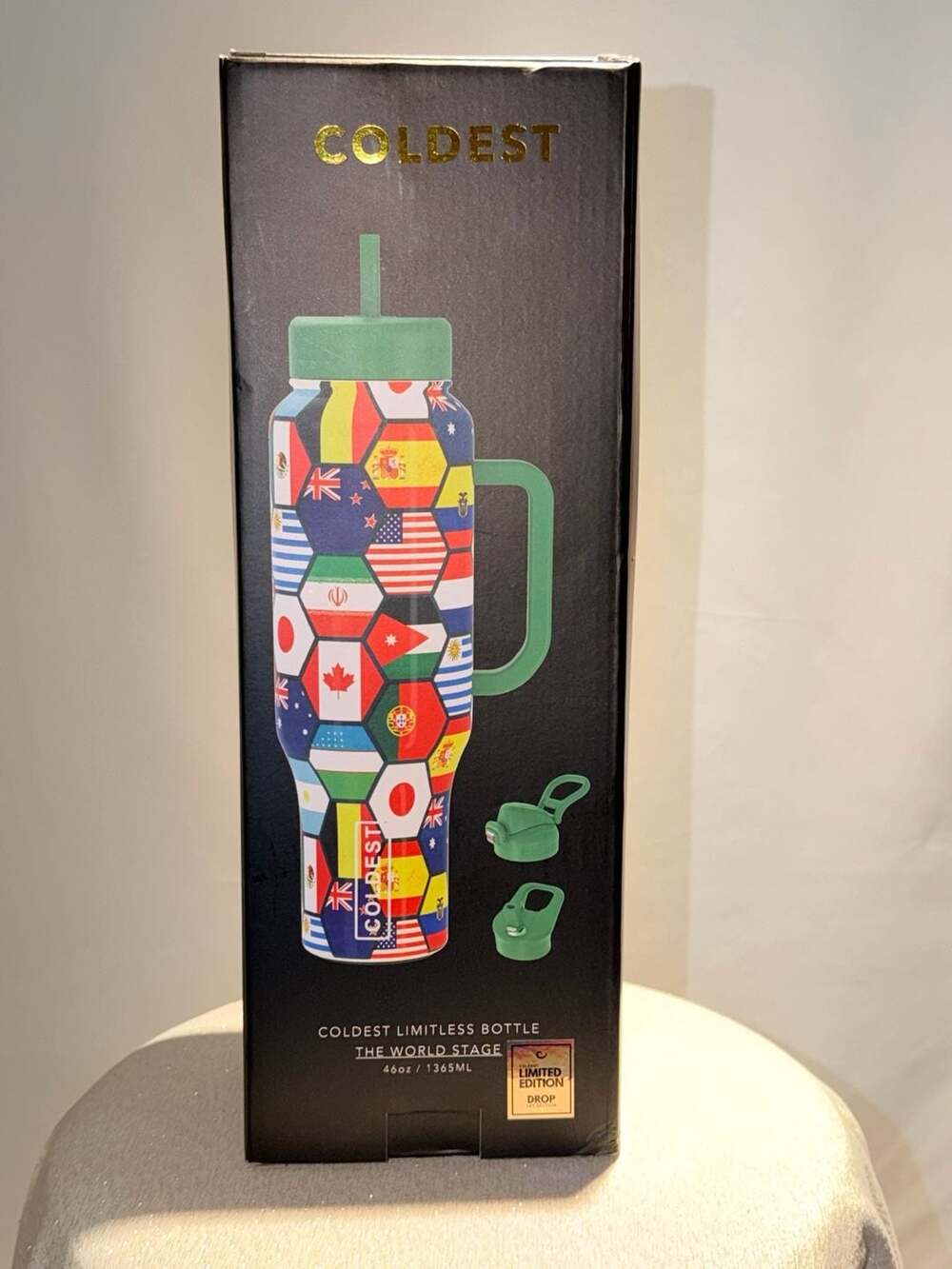 The Coldest Limitless Bottle 46oz The World Stage Limited Edition